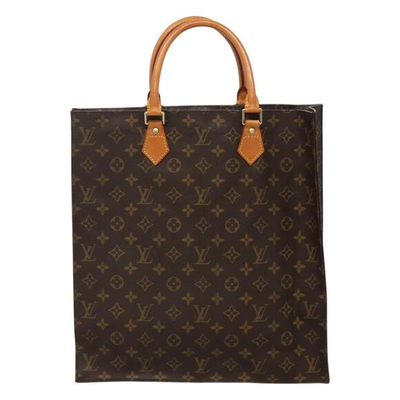 LOUIS VUITTON Monogram Sac Plat Hand Bag M51140 - Picture 13 of 16